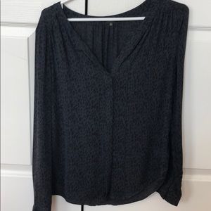 T babaton silk blouse XS